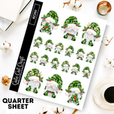 Green Plaid Gnomes